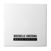 Minimalist Black & White Professional Modern タイル (正面)