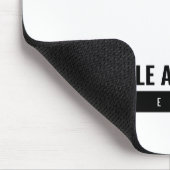 Minimalist Black & White Professional Modern マウスパッド (コーナー)