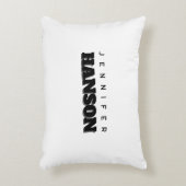 Minimalist Black & White Professional Modern Name アクセントクッション (正面(垂直))