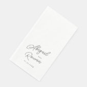 Minimalist Black White Script Wedding (コーナー)