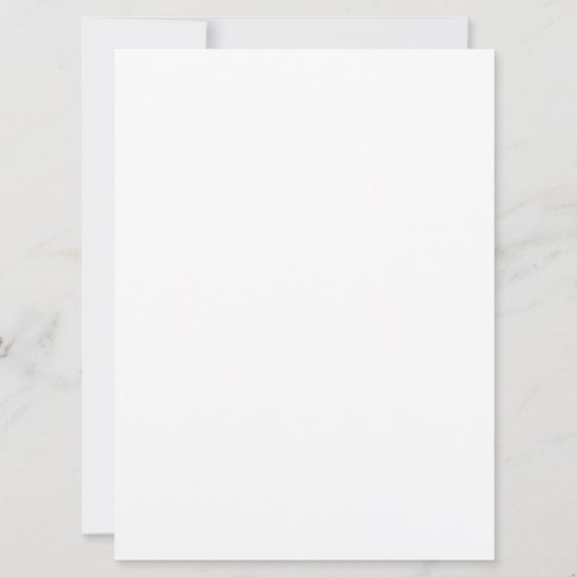 Minimalist Black & White Wedding Bar Sign 招待状 (裏面)