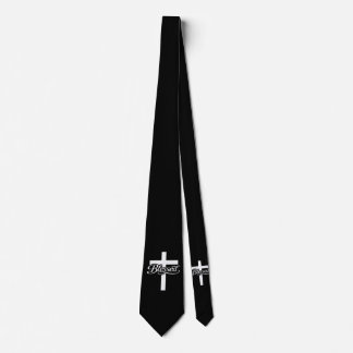 Minimalist Blessed Cross Christian Faith Design ネクタイ