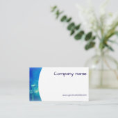 Minimalist blowball photography QR Business Card 名刺 (スタンド正面)