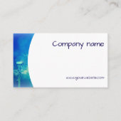 Minimalist blowball photography QR Business Card 名刺 (正面)