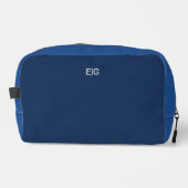 Minimalist Blue Monogram ドップキット (正面)