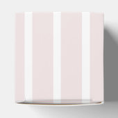 Minimalist Blush Pink Baby Elephant Baby Shower フェイバーボックス (上部)