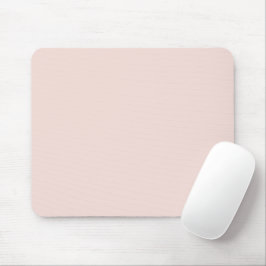 Minimalist blush pink solid plain elegant chic マウスパッド