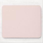 Minimalist blush pink solid plain elegant chic マウスパッド (正面)