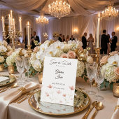 Minimalist Blush Pink Wildflower セーブザデート