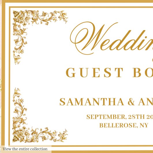 Minimalist Boho Dusty Pink Ivory Gold Guest Book ゲストブック