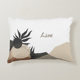 Minimalist Boho Earth Tones  アクセントクッション