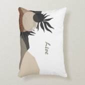 Minimalist Boho Earth Tones  アクセントクッション (正面(垂直))