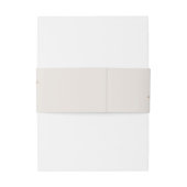 Minimalist Boho Fall Floral Wedding 招待状ベリーバンド (裏面例)