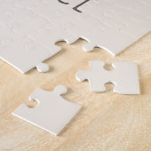 Minimalist Boho Rainbow Drawing Personalized Name ジグソーパズル (側面)