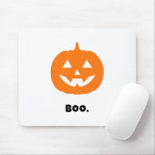 Minimalist BOO. Pumpkin – Minimalist Halloween マウスパッド (マウス)