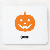 Minimalist BOO. Pumpkin – Minimalist Halloween マウスパッド (正面)