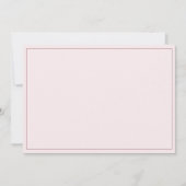 Minimalist Border Flat ノートカード (正面)