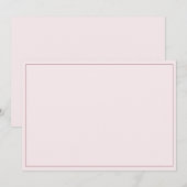 Minimalist Border Flat ノートカード (正面/裏面)