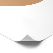 minimalist botanical boho wall art poster ポスター (角)