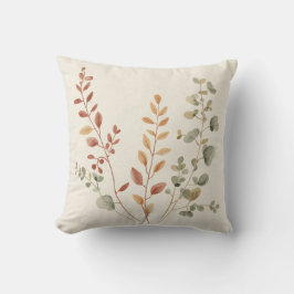 Minimalist Botanical Branches Decorative Pillow クッション