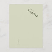 Minimalist Botanical Garden Reader Gift シーズンポストカード (正面)