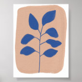 Minimalist Botanical Illustration ポスター (正面)