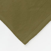 Minimalist Botanical Leaf Plaid Blanket フリースブランケット (角)