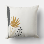 Minimalist Botanical Mother’s Day  クッション (裏面)