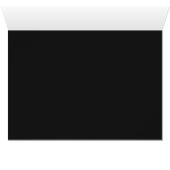 Minimalist Botanical Wedding Reserved Seating Card (内部横(下))