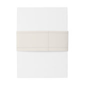 Minimalist Botanical Wedding Soft Beige 招待状ベリーバンド (裏面例)