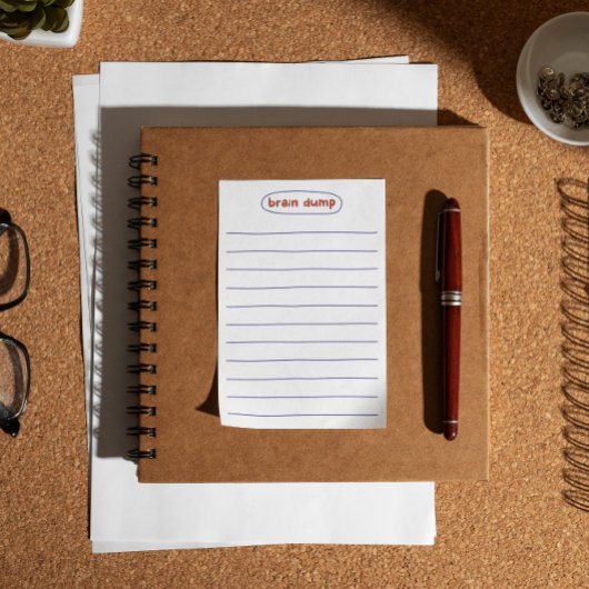 Minimalist brain dump and notes ポストイット