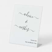 Minimalist Bride to Be table top sign 台座サイン (正面)