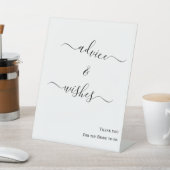 Minimalist Bride to Be table top sign 台座サイン (インサイチュ)