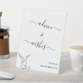 Minimalist Bride to Be table top sign 台座サイン (インサイチュ)