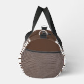 Minimalist Brown Linework | Dink Well オリジナル ダッフルバッグ (右)