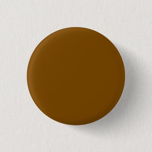 Minimalist Brown Round Button Design 缶バッジ (正面)