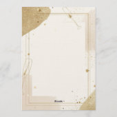 Minimalist Brunch & Bubbly Invitation – Neutral 招待状 (裏面)