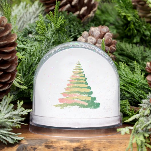 Minimalist Brushstroke Christmas Tree (冬)