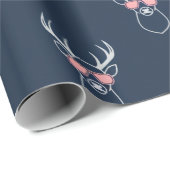 Minimalist Buck silhouette ラッピングペーパー (ロールコーナー)