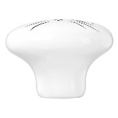 Minimalist Bunny Rabbit With Glasses Ceramic Knob セラミックノブ (側面)