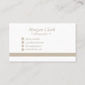 Minimalist Business Card 名刺 (裏面)