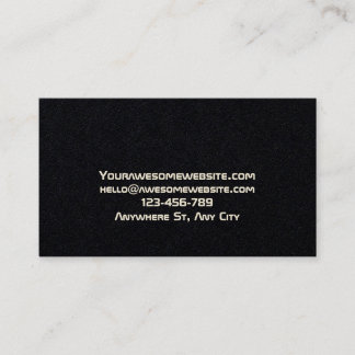 Minimalist business card 名刺