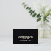 Minimalist business card  名刺 (スタンド正面)