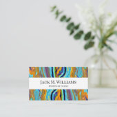 Minimalist Business Card - 大理石模様 | DP7 名刺 (スタンド正面)