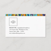Minimalist Business Card - 大理石模様 | DP7 名刺 (裏面)