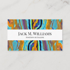 Minimalist Business Card - 大理石模様 | DP7 名刺