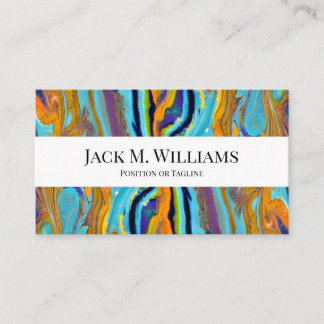 Minimalist Business Card - 大理石模様 | DP7 名刺