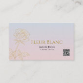 Minimalist Business Card – Classy and Ch 名刺 (正面)