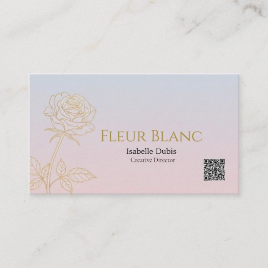 Minimalist Business Card – Classy and Ch 名刺 (正面)