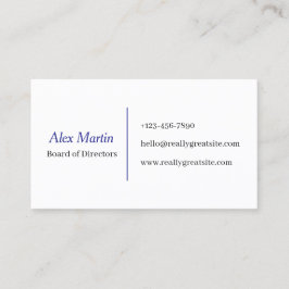 Minimalist Business Card for Professionals 名刺